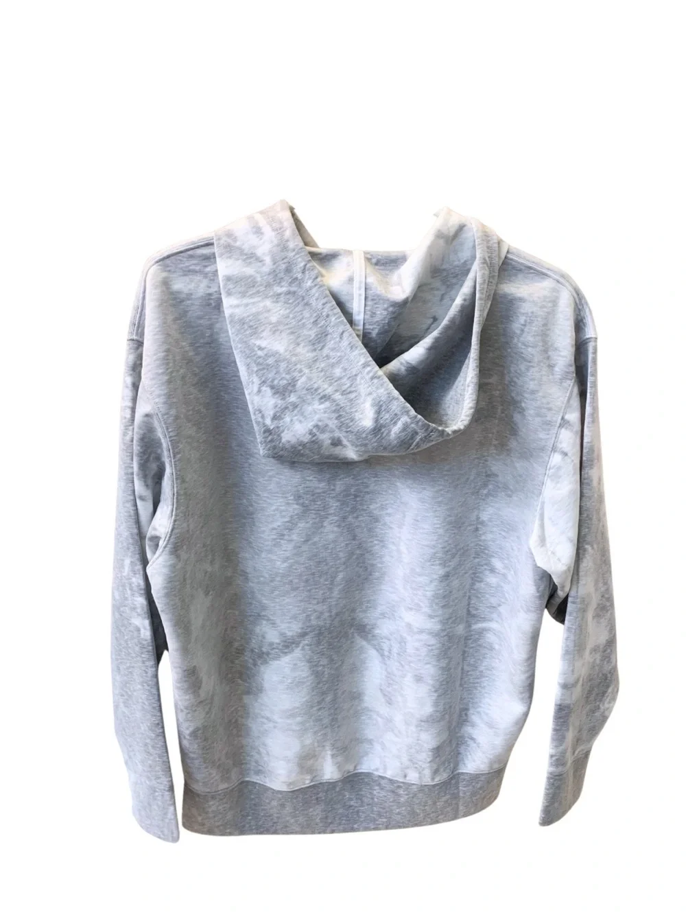 Nike Gray White Tie Dye Print Hoodie Sweatshirt Pullover Hoodie Sporty Active